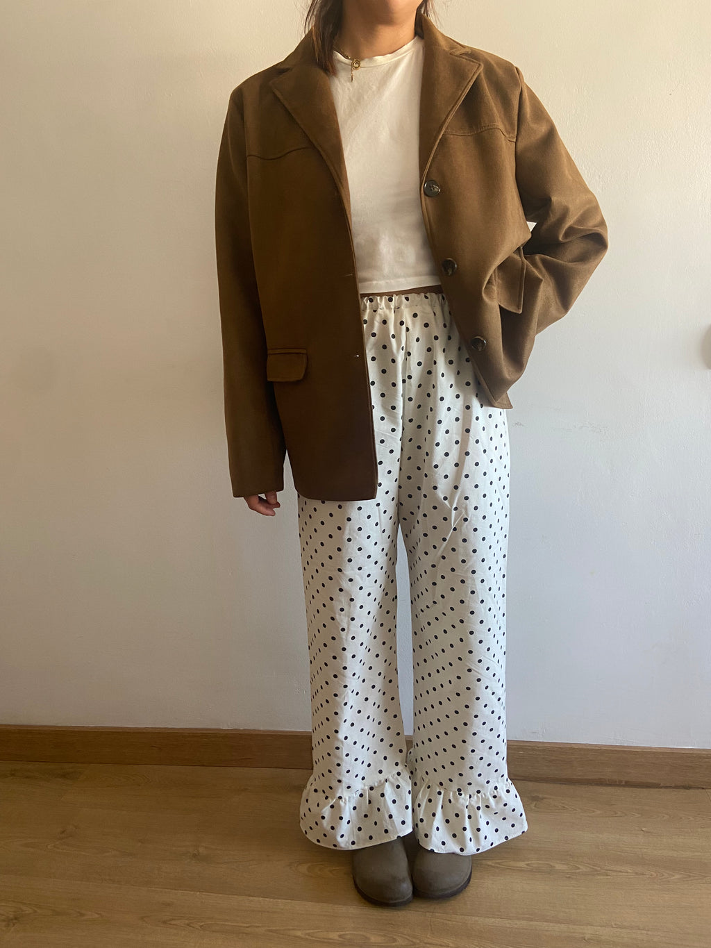 Pantalón Polkadots con volantes