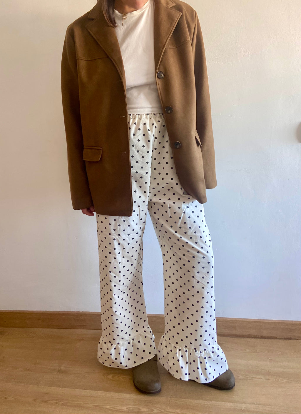 Pantalón Polkadots con volantes