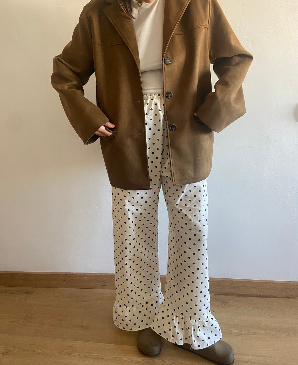 Pantalón Polkadots con volantes