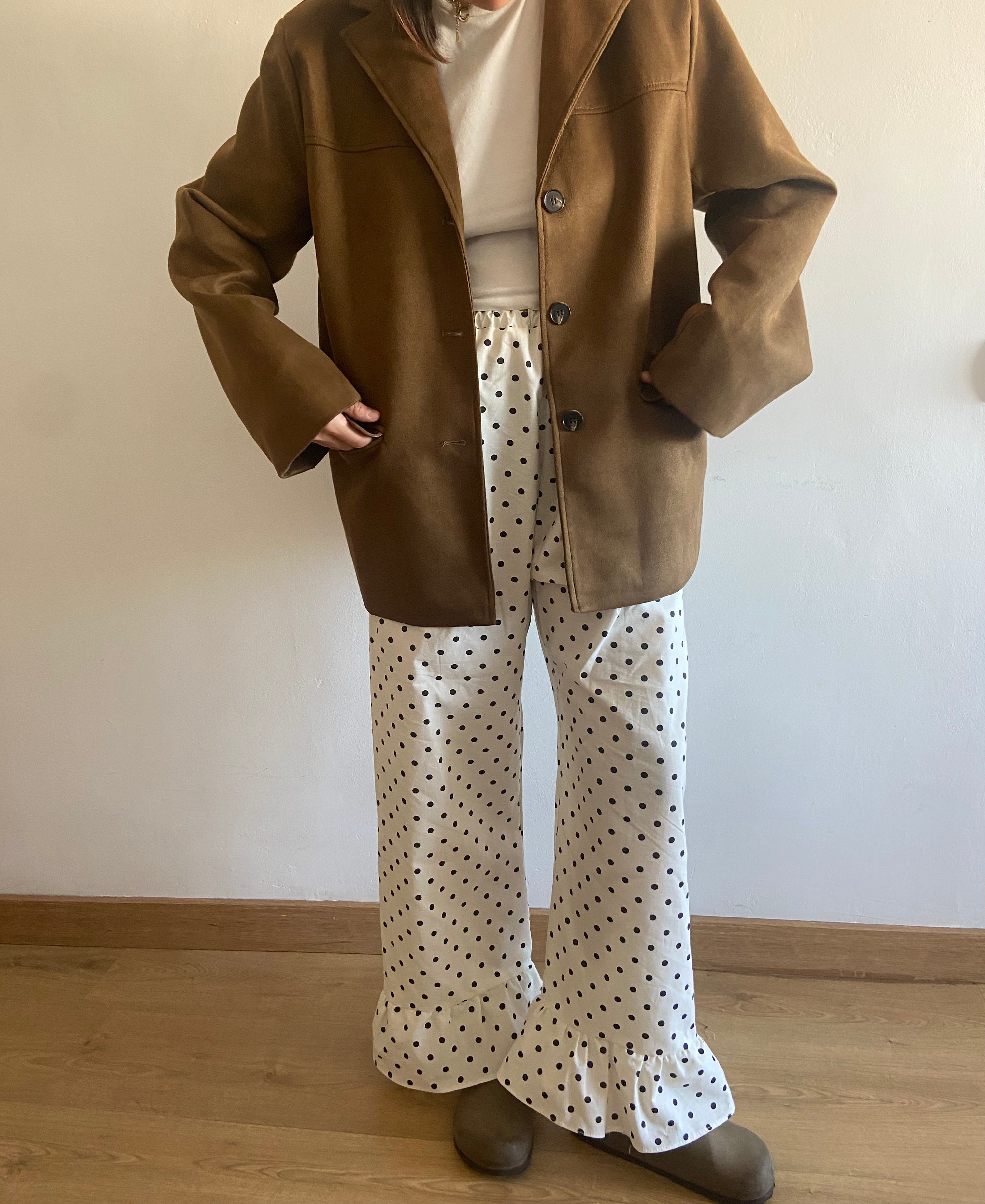 Pantalón Polkadots con volantes