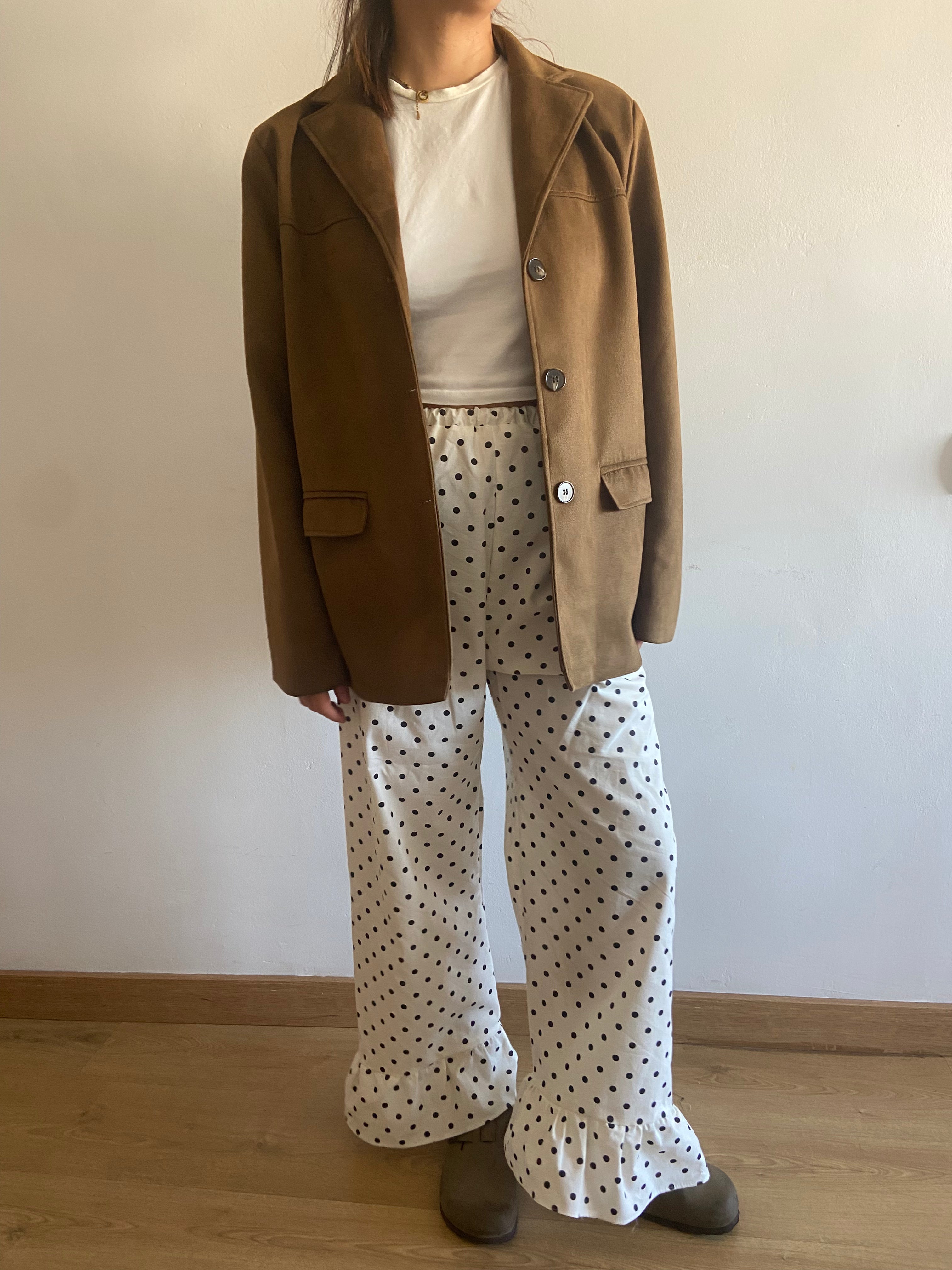 Pantalón Polkadots con volantes