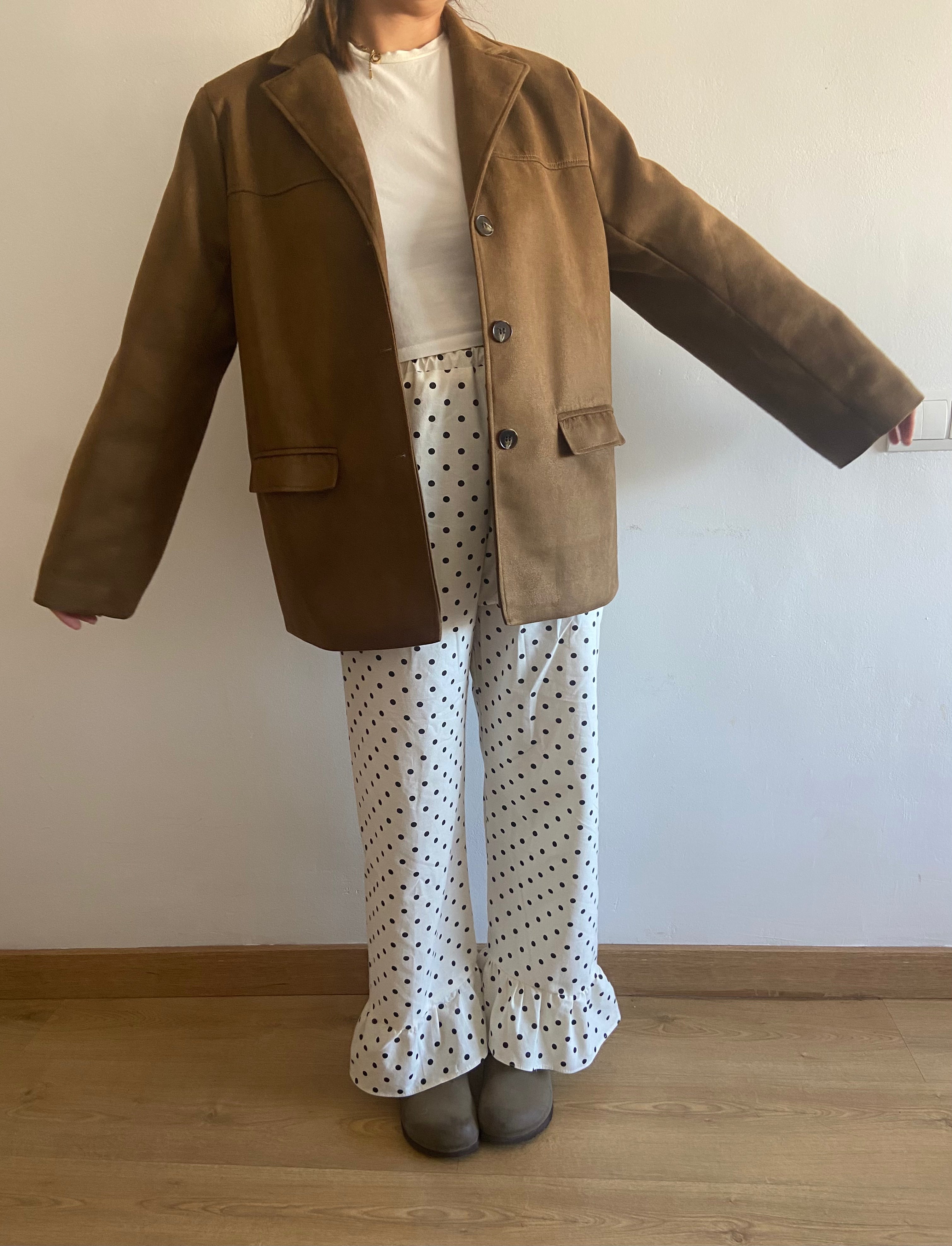 Pantalón Polkadots con volantes