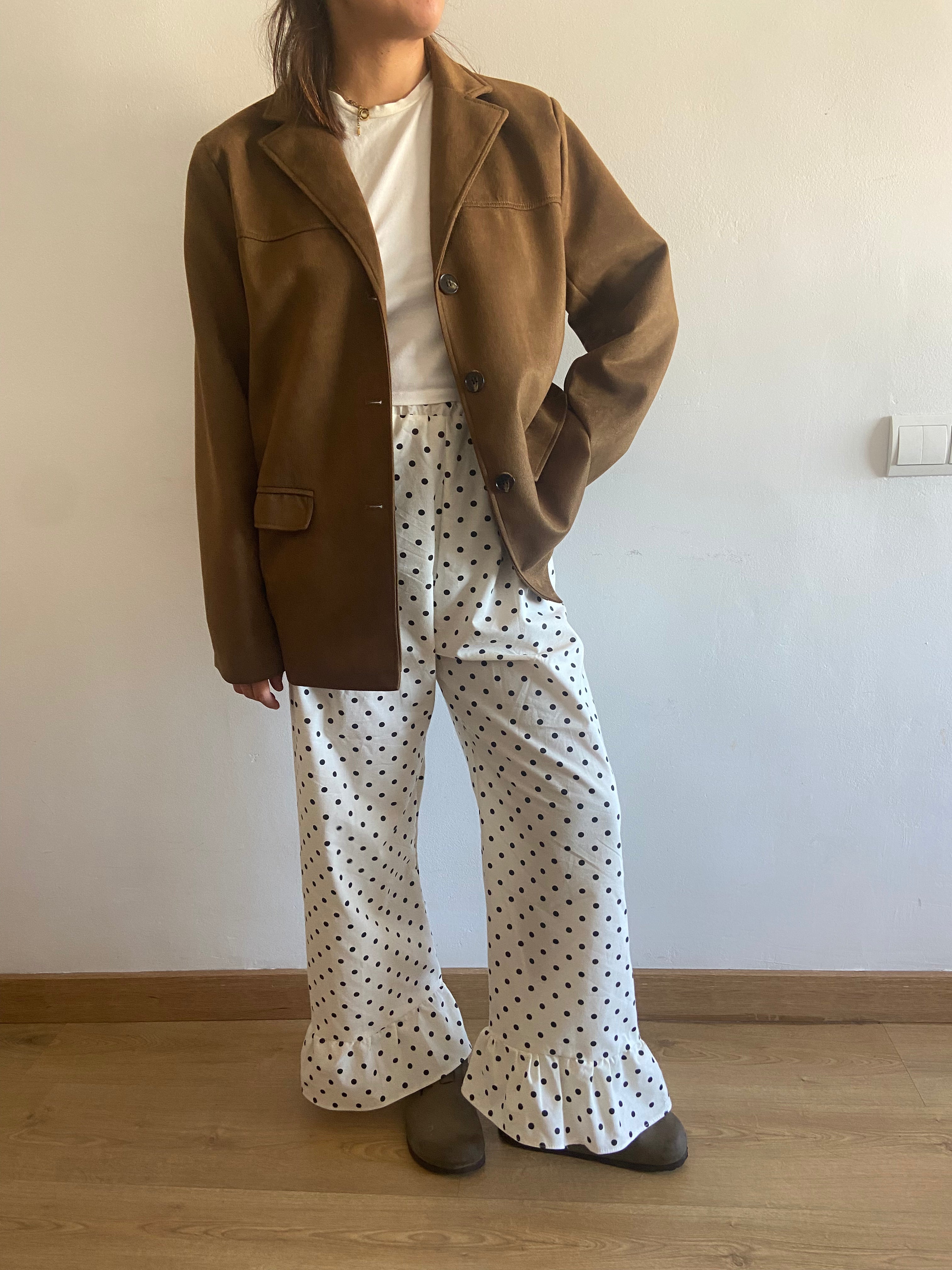 Pantalón Polkadots con volantes
