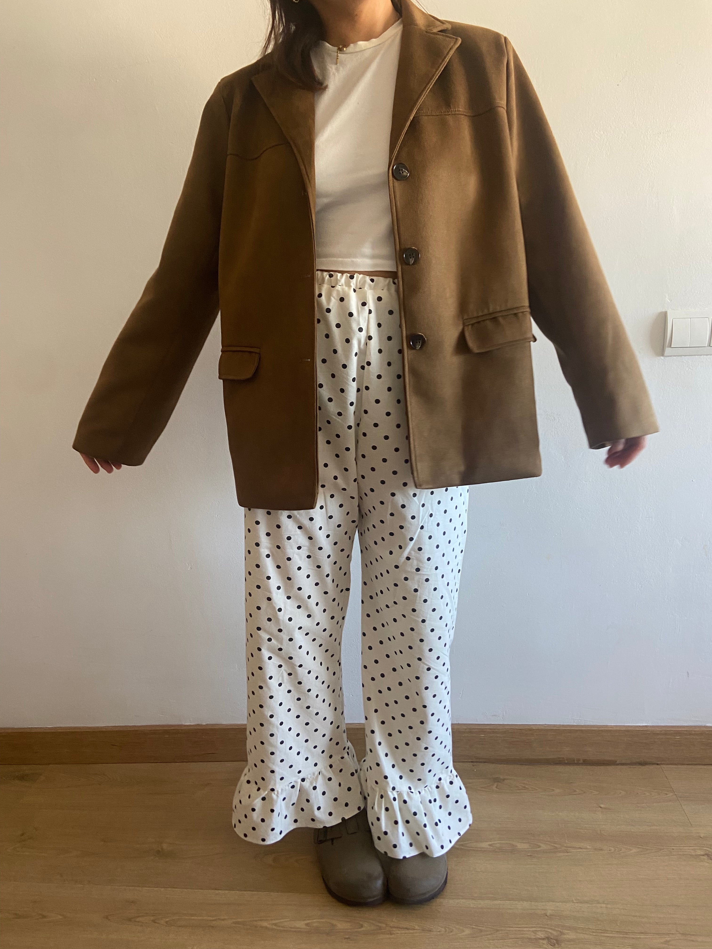 Pantalón Polkadots con volantes