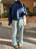 Pantalón Cuadros con volantes Verde y Azul